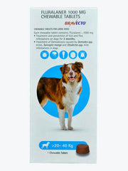 BRAVECTO 1000MG 20-40KG TAB