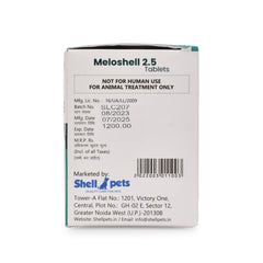 MELOSHELL 2.5 MG TAB 1*10