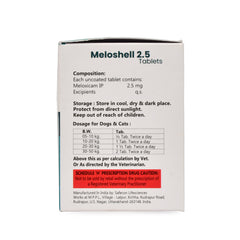 MELOSHELL 2.5 MG TAB 1*10