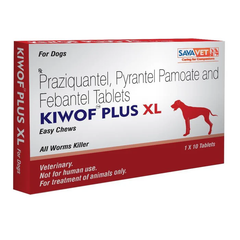 KIWOF PLUS XL TAB FOR LARGE DOG 1X10