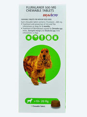 BRAVECTO 500MG 10-20 KG TAB